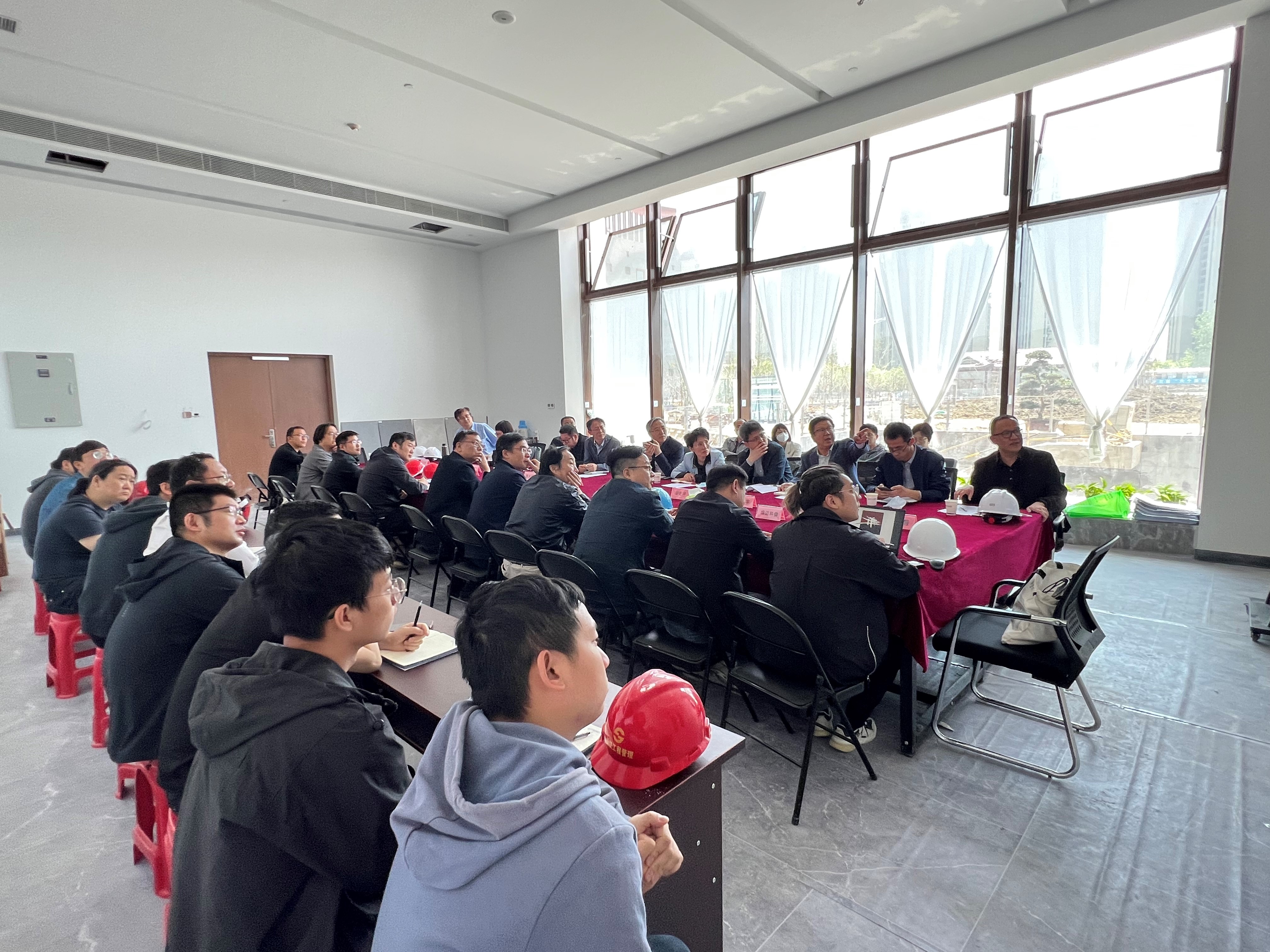 浙江省文物局局長楊建武率隊(duì)調(diào)研浙江工程建設(shè)管理有限公司負(fù)責(zé)全過程工程咨詢的浙江省博物館之江館區(qū)陳列布展工程